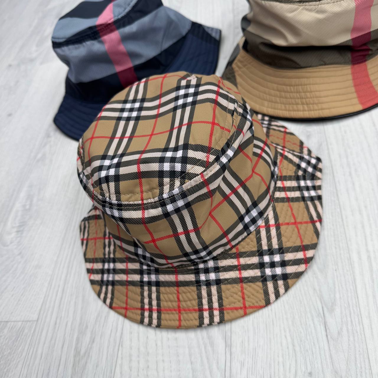Burberry Check Cotton Bucket Hats in Multiple Colors UK Reps AAA Quality