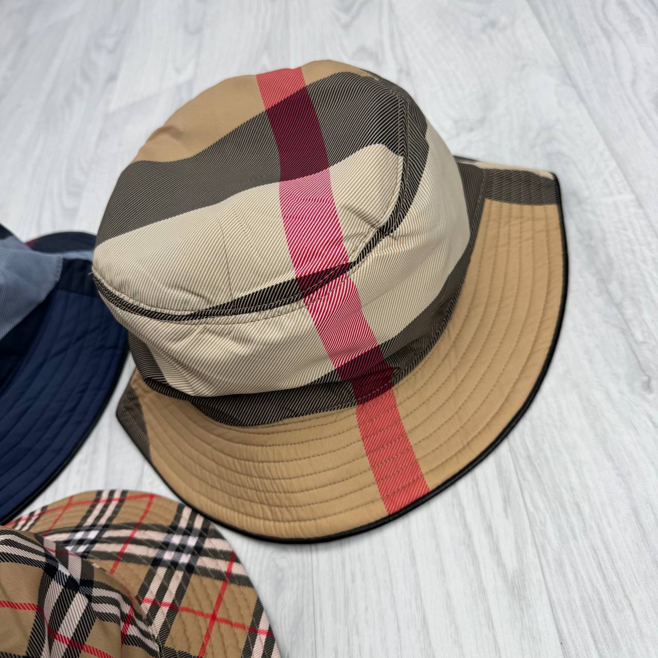 Burberry Check Cotton Bucket Hats in Multiple Colors UK Reps AAA Quality
