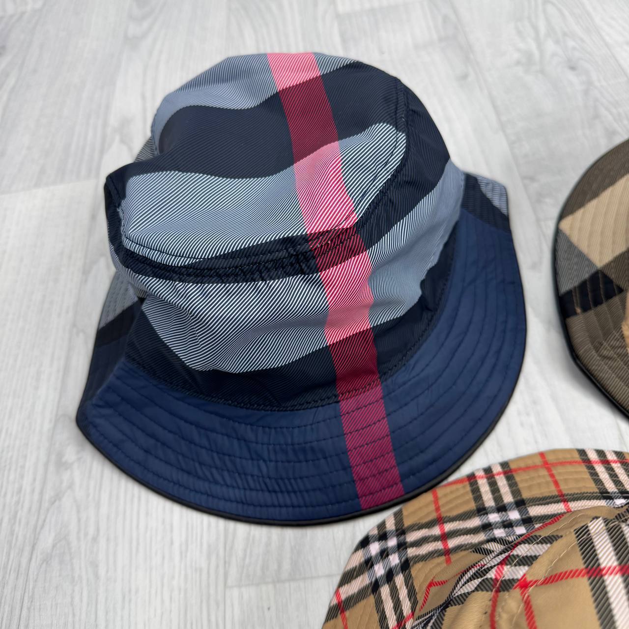 Burberry Check Cotton Bucket Hats in Multiple Colors UK Reps AAA Quality