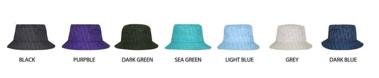 CHRISTIAN DIOR Nylon Oblique Logo Bucket Hats in Multiple Colors UK Reps AAA Quality