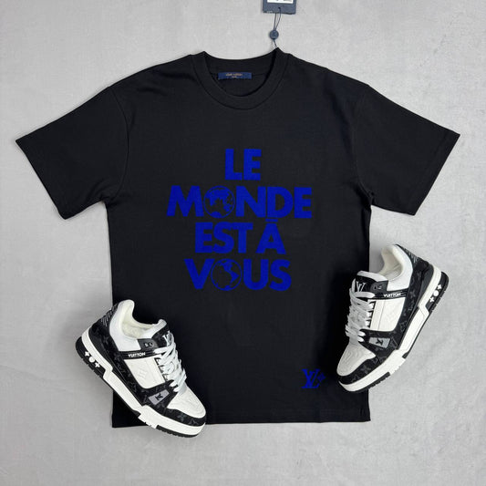 Louis Vuitton LV Men's Cream Monogram Short Sleeve T-Shirts Mens in 2 Color UK Reps AAA Quality