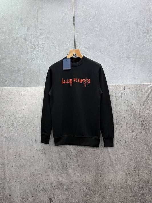 Louis Vuitton Long Sleeve Crewneck Graphic Logo Print Mens Jumpers in Multiple Colors Best Sale UK Reps AAA Quality