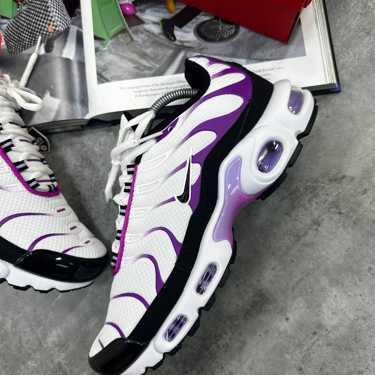 Nike TN Air Max Plus Black Purple White Lilac Bloom Viotech Pink Mens Trainers Best Sale AAA Quality Sale UK