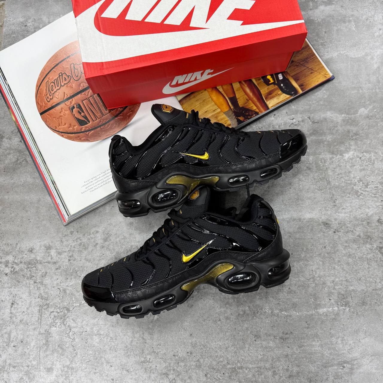 Nike TN Air Max Plus 'Multi-Swoosh Black' Mens Trainers Best Sale UK Reps AAA Quality