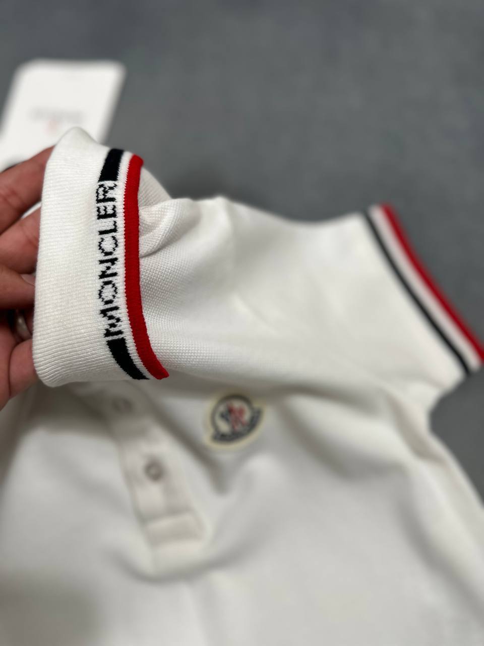 Moncler Logo Cotton Piquet Polo Shirts Kids in Multiple Colors UK Reps AAA Quality