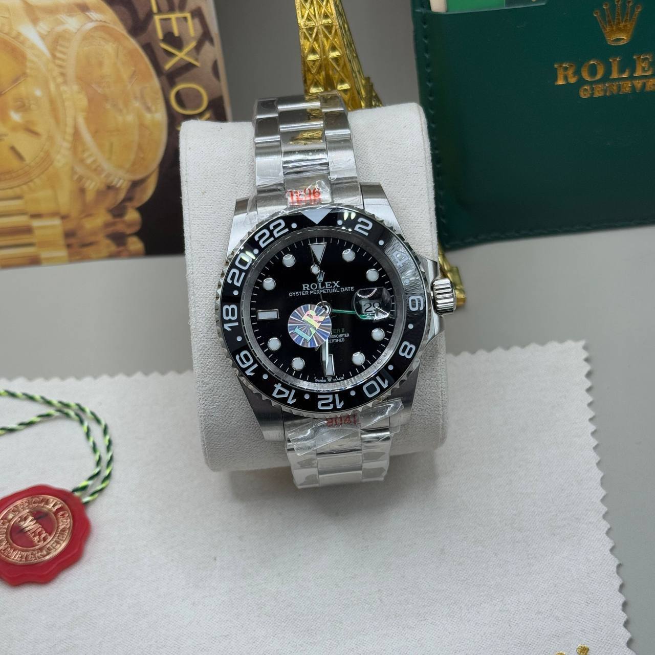 Rolex GMT Master II Black Dial and Bezel Mens Watch AAA Quality UK Reps
