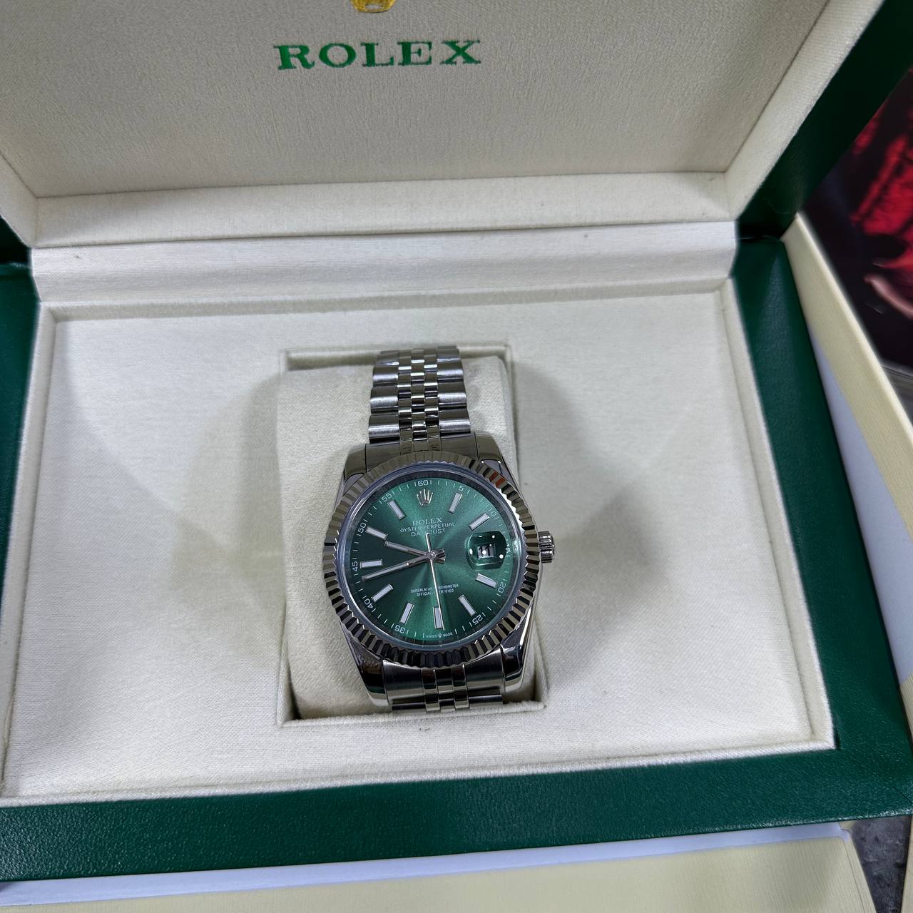 Rolex Datejust Custom "Green" Dial Mens Watch UK Reps AAA Quality