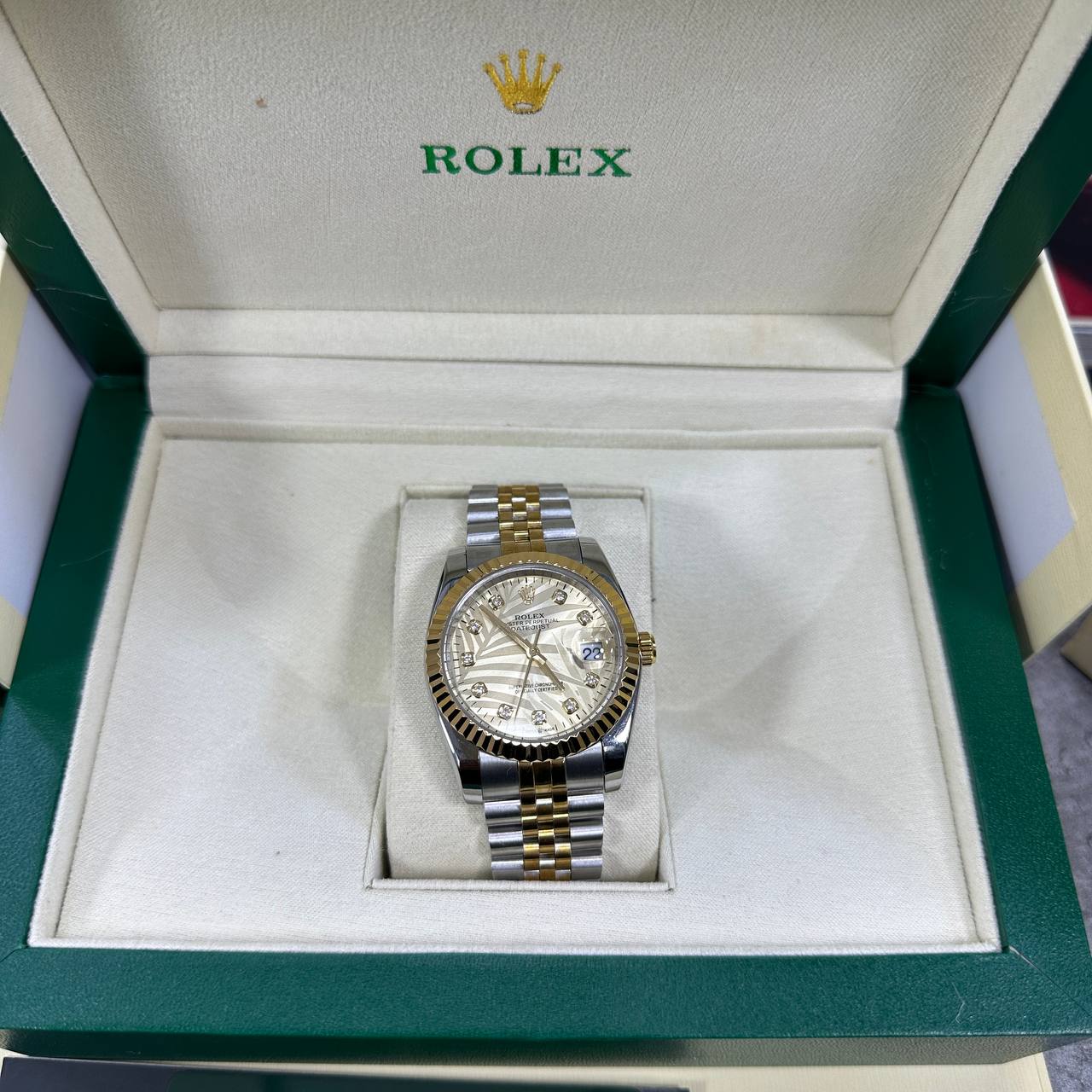 Rolex Datejust Two-Tone Champagne Dial Mens Watch UK Reps AAA Quality