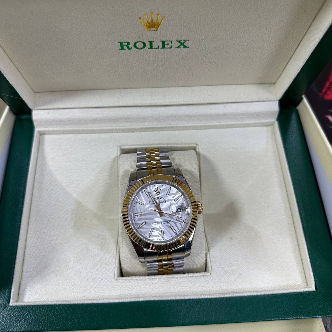 Rolex Datejust Two-Tone Silver Dial Mens Watch UK Reps AAA Quality