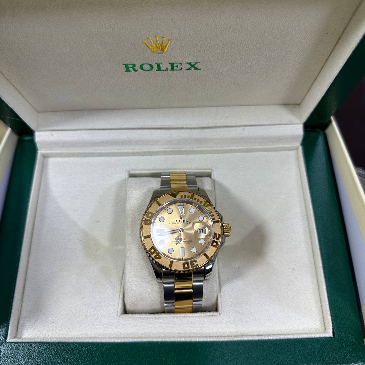 Rolex Yacht-Master Champagne Dial Mens Watches UK Reps AAA Quality