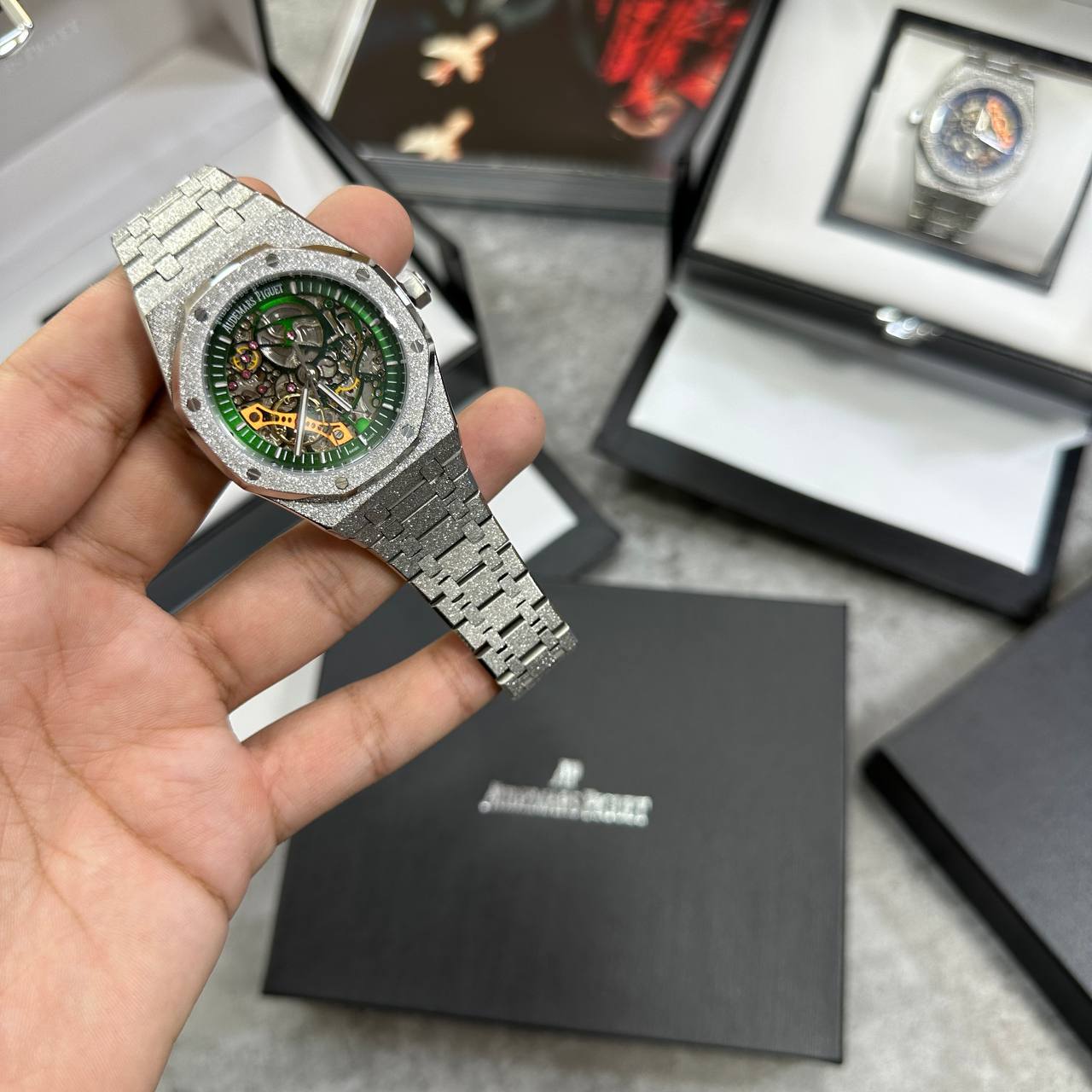 Audemars Piguet Royal Oak Double Balance "Frosted Gold" Men Watch UK Reps AAA Quality