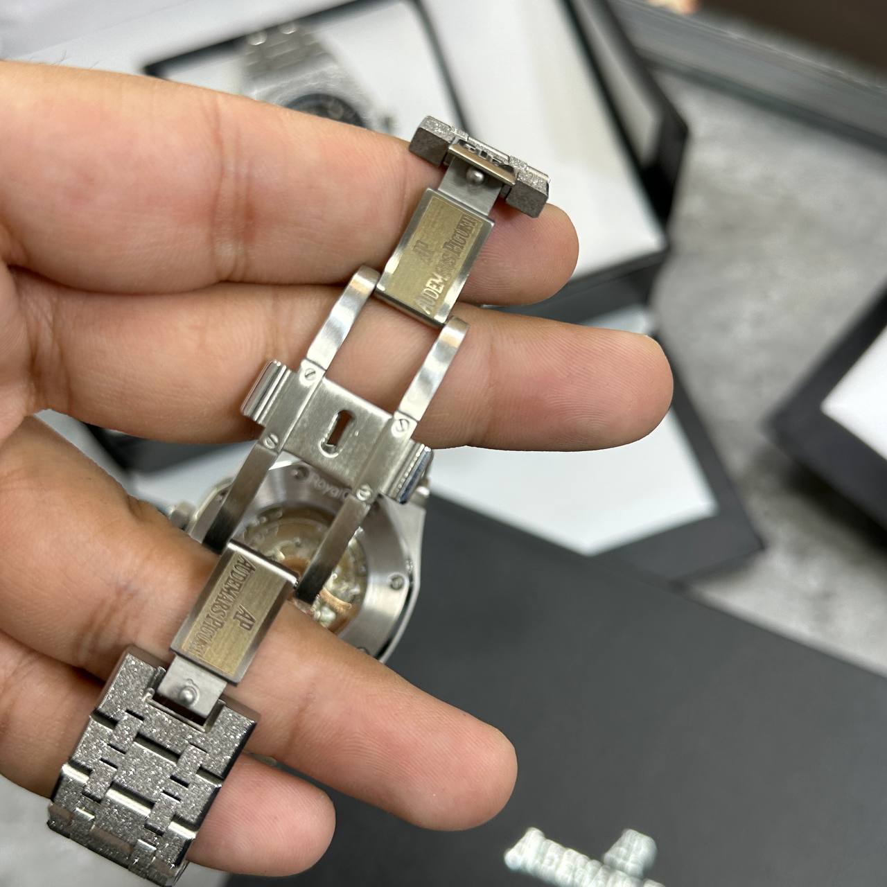 Audemars Piguet Royal Oak Double Balance "Frosted Gold" Men Watch UK Reps AAA Quality