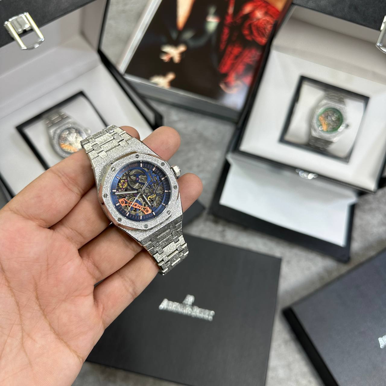 Audemars Piguet Royal Oak Double Balance Blue Men Watch UK Reps AAA Quality
