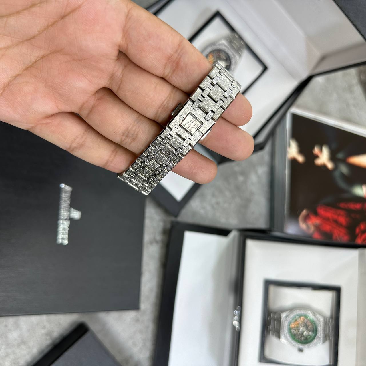 Audemars Piguet Royal Oak Double Balance Blue Men Watch UK Reps AAA Quality