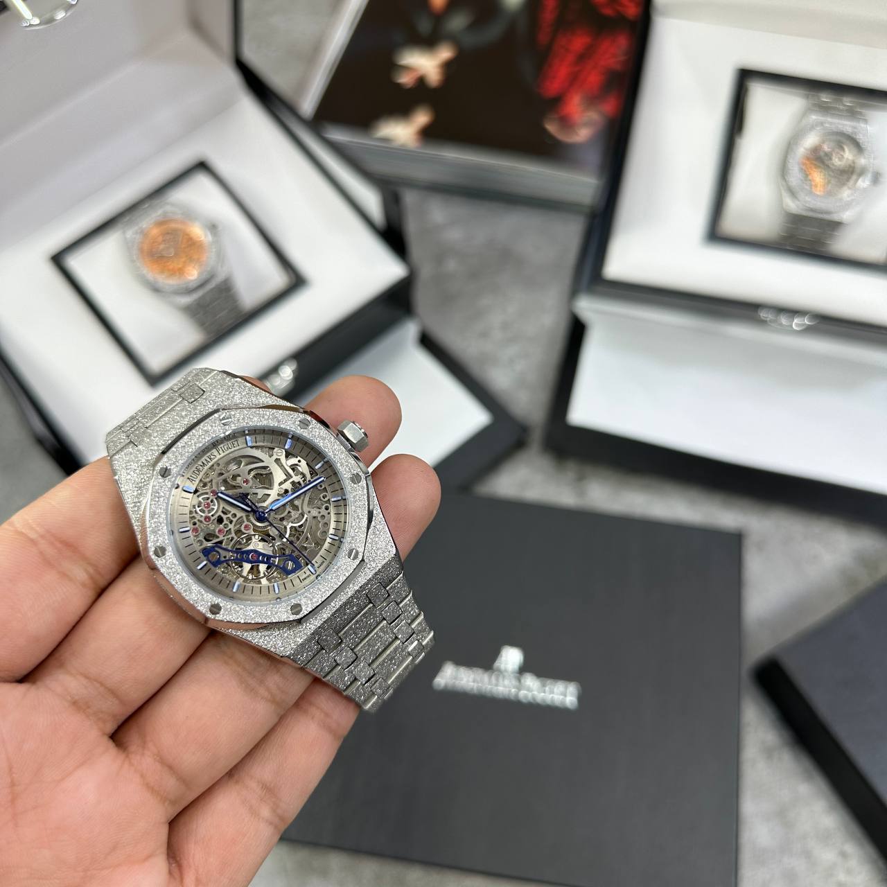 Audemars Piguet Royal Oak Double Balance Blue Men Watch UK Reps AAA Quality