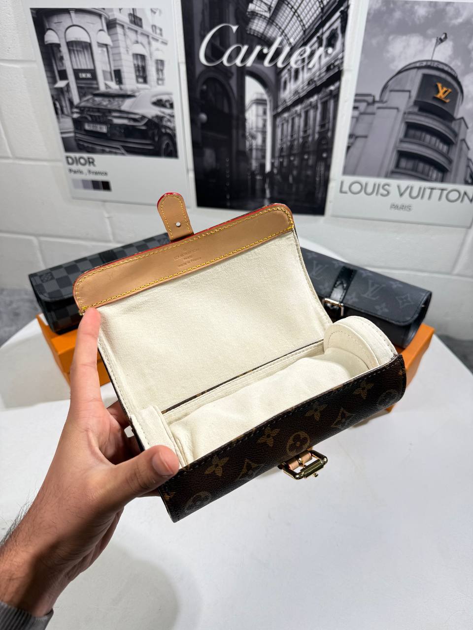 Louis Vuitton LV Watch Holder in Multiple Colors Best Sale UK Reps AAA Quality