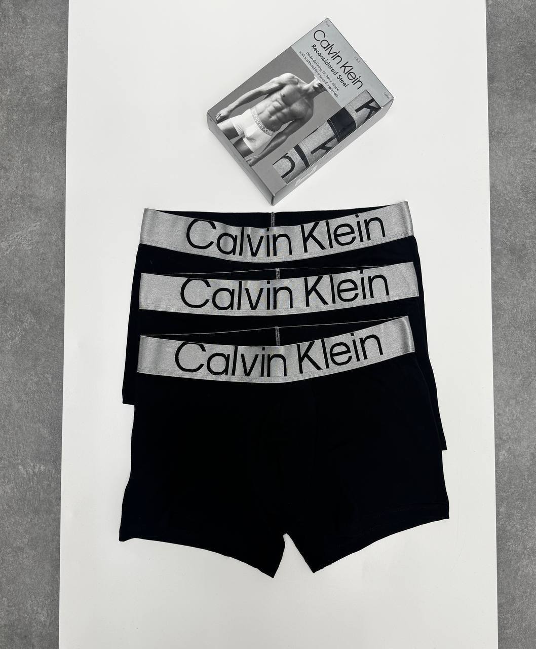 Calvin Klein Boxer Shorts 3 Pcs Set in Black Color Mens Best Sale UK Reps AAA Quality