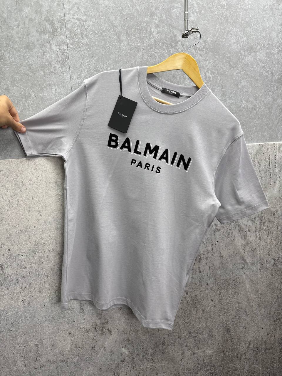 Balmain Logo Printed Crewneck T-Shirts in Multiple Colors Mens Best Sale UK Reps AAA Quality