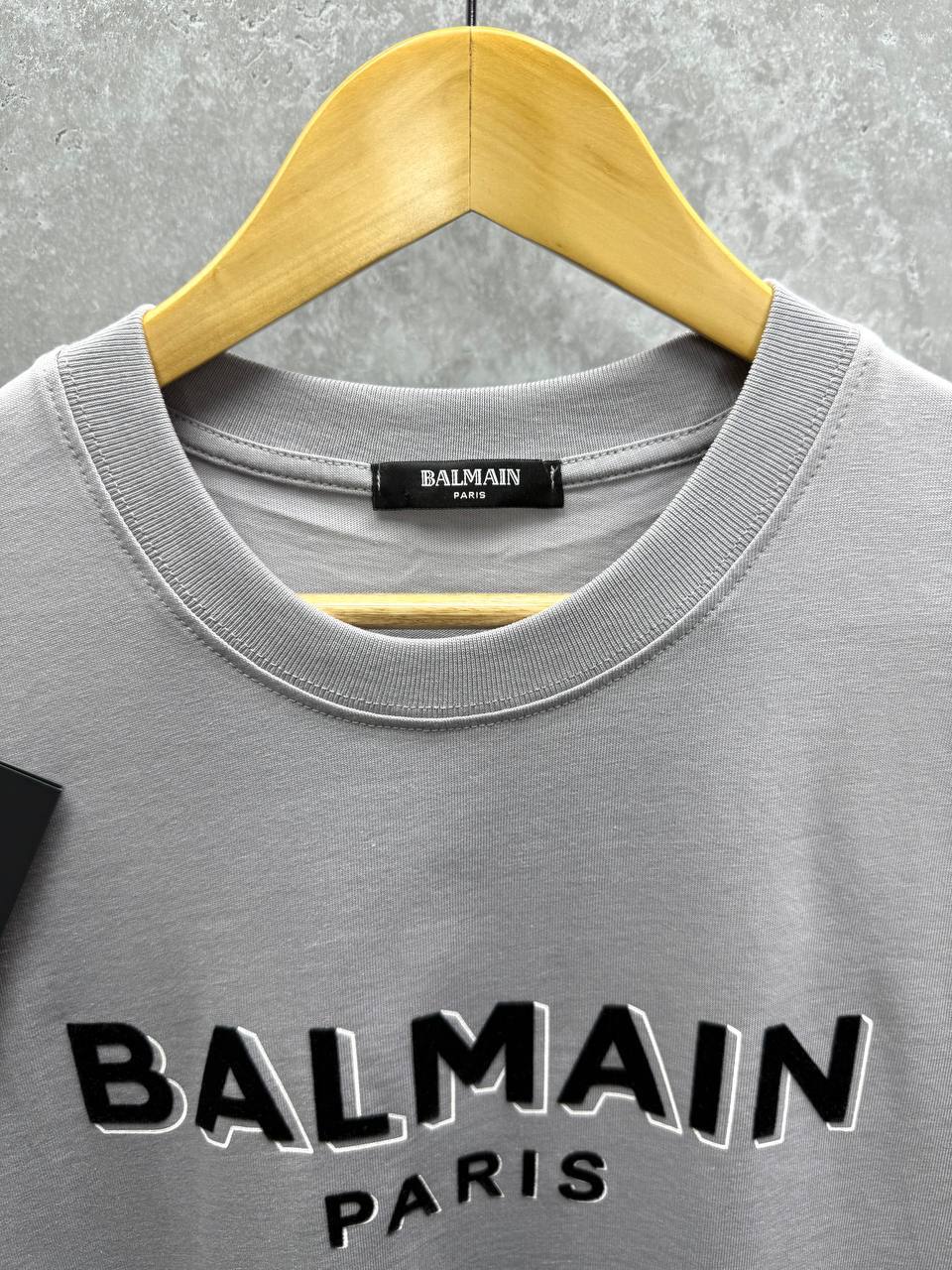 Balmain Logo Printed Crewneck T-Shirts in Multiple Colors Mens Best Sale UK Reps AAA Quality