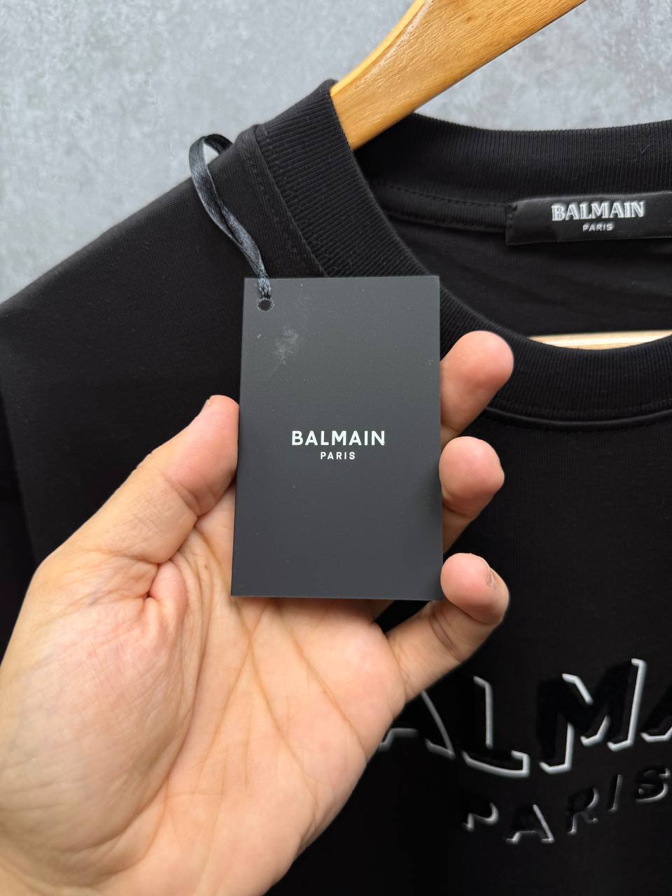 Balmain Logo Printed Crewneck T-Shirts in Multiple Colors Mens Best Sale UK Reps AAA Quality