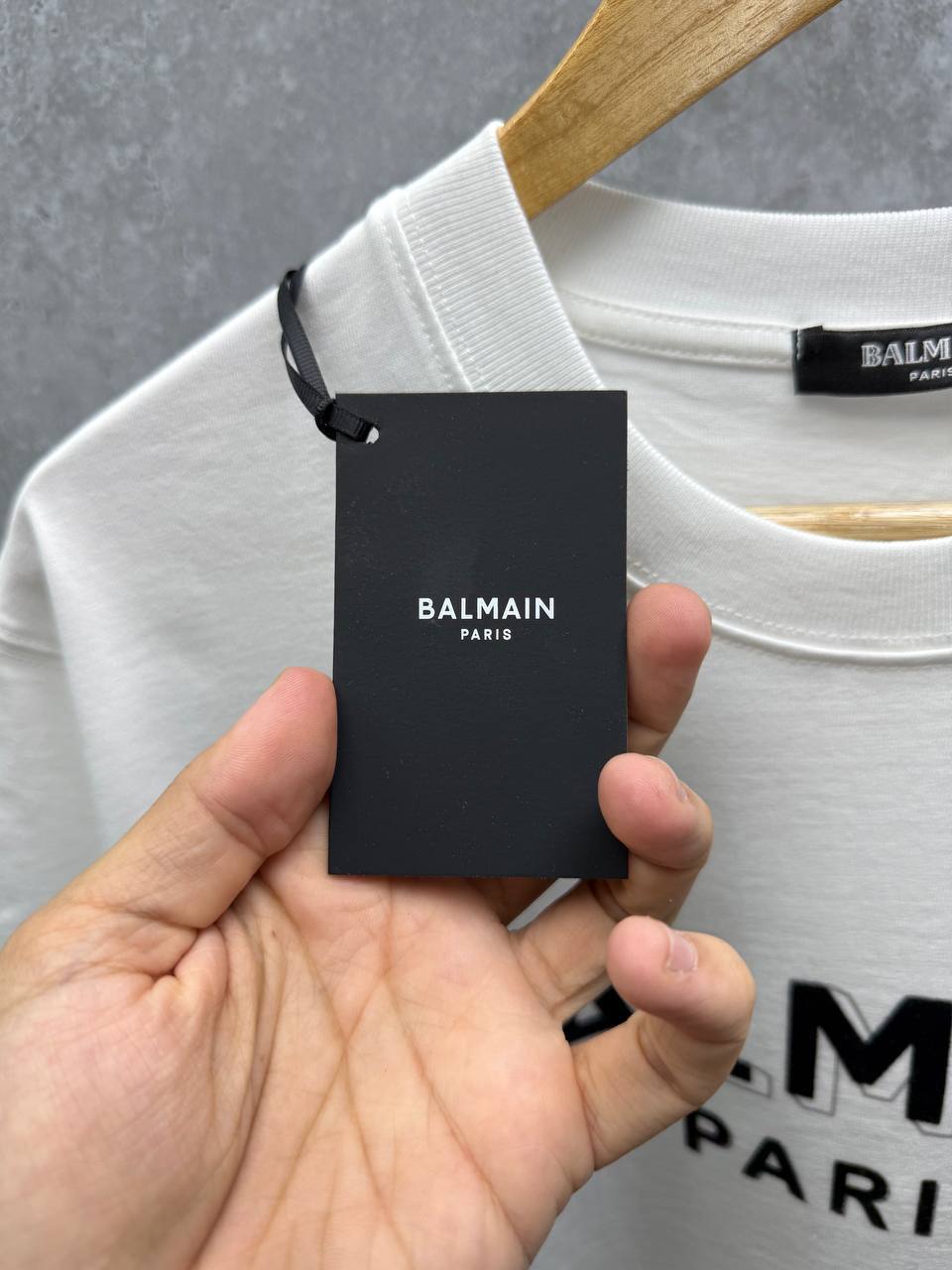 Balmain Logo Printed Crewneck T-Shirts in Multiple Colors Mens Best Sale UK Reps AAA Quality