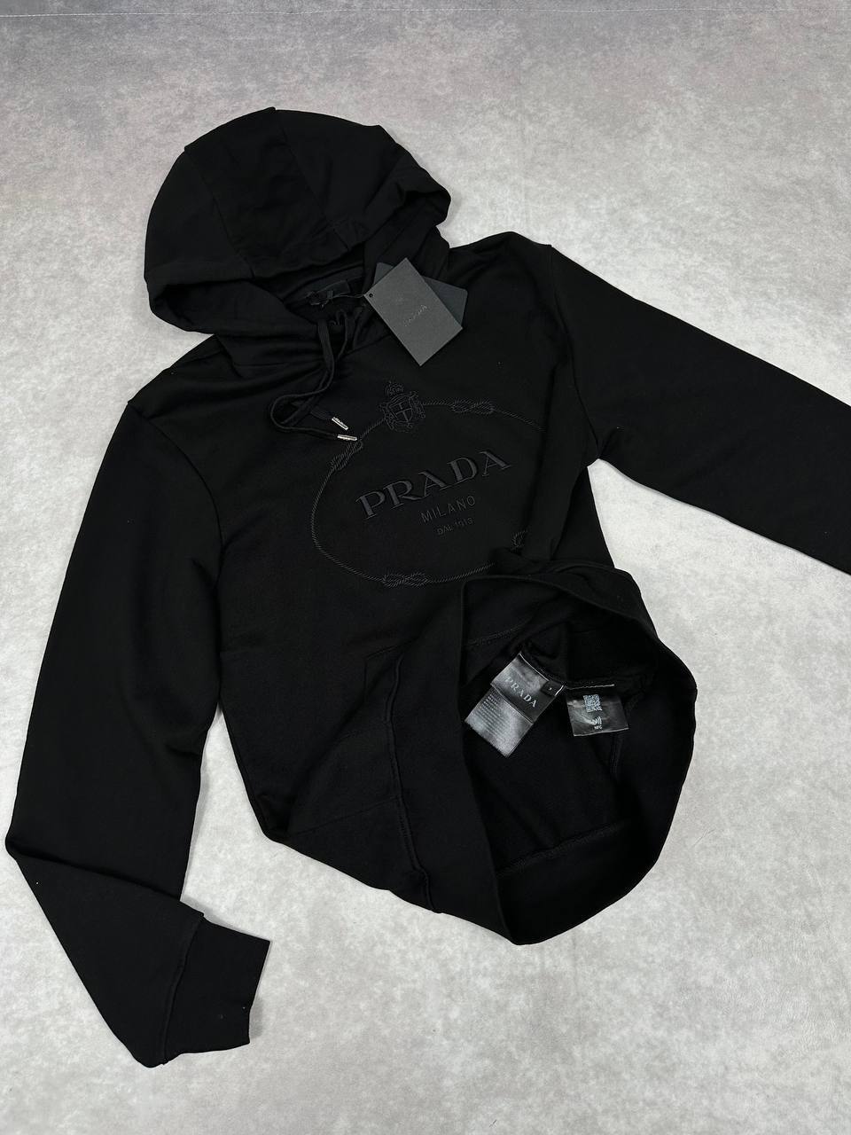 Prada Embroidered Logoborduring Hoodie Mens in Multiple Colors Best Sale UK Replica AAA Quality