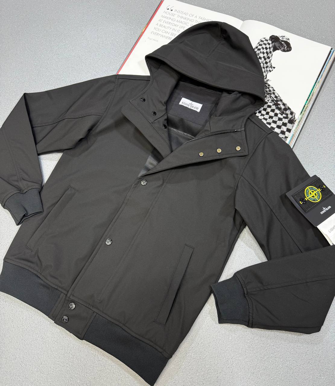 Stone Island Soft Shell R Jacket Mens in Multiple Colors Best Sale UK Reps AAA Quality