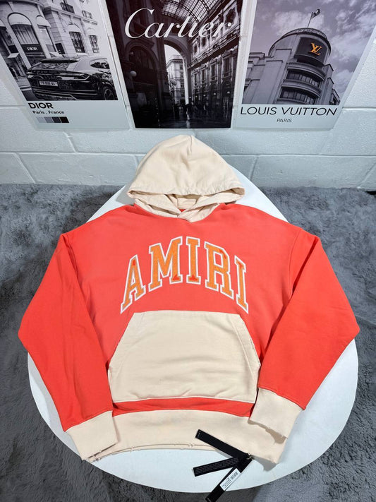 Amiri Vintage Oversized Logo-Appliquéd Hoodie Mens in 2 Colors Best Sale UK Reps AAA Quality