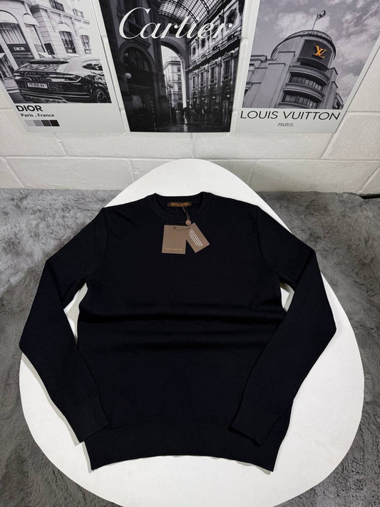 Louis Vuitton Monogram Embossed Pullover Crewneck Ready-to-Wear Mens in 2 Colors Jumpers UK Reps AAA Quality