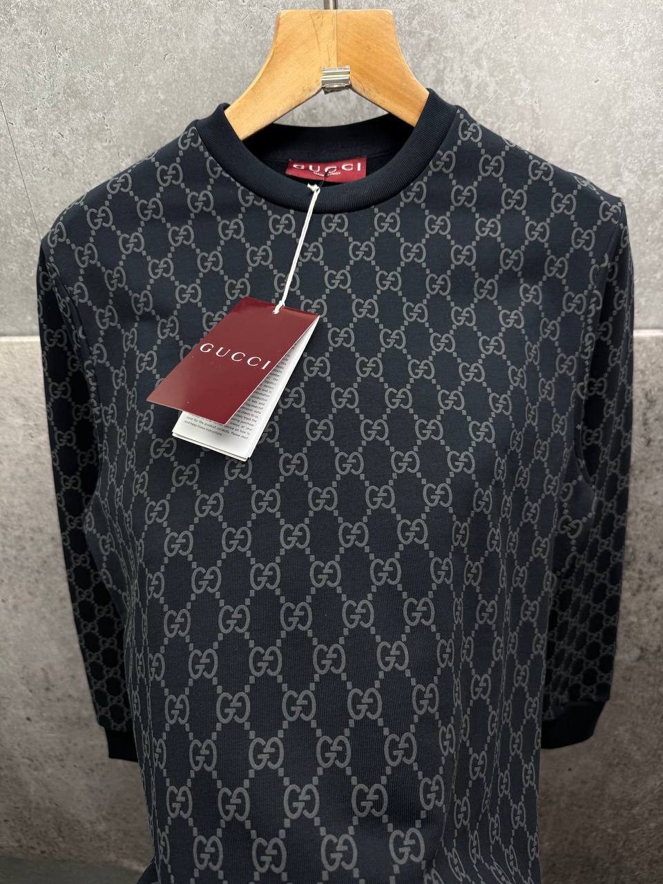 Gucci Premium Quality All-Over Printed Fleece Sweatshirt Mens in Multiple Colors Mens Best Sale UK Reps AAA Quality
