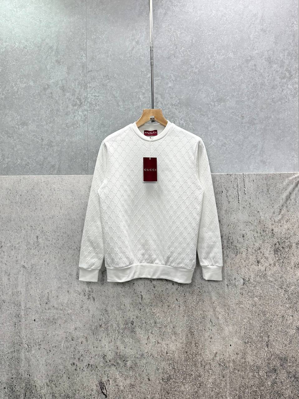 Gucci Premium Quality All-Over Printed Fleece Sweatshirt Mens in Multiple Colors Mens Best Sale UK Reps AAA Quality