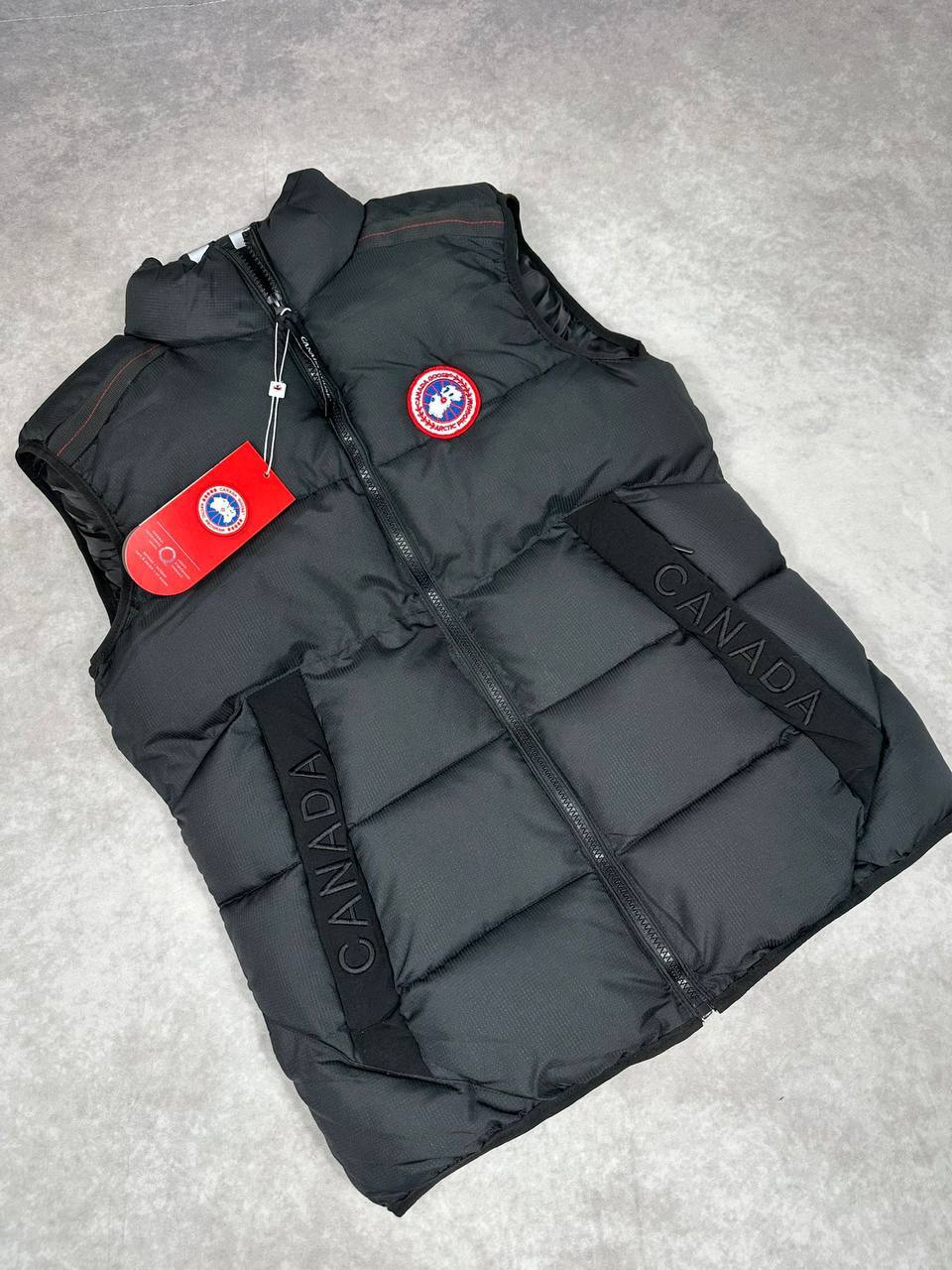 Canada Goose Cypress Puffer Black Lawrence Gilet Mens Best Sale UK Reps AAA Quality