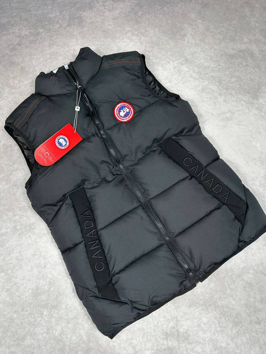 Canada Goose Cypress Puffer Black Lawrence Gilet Mens Best Sale UK Reps AAA Quality
