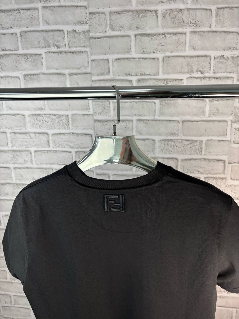 Fendi Mens Embroidered Logo T-Shirts Shorts Sleeves in Multiple Colors UK Reps AAA Quality