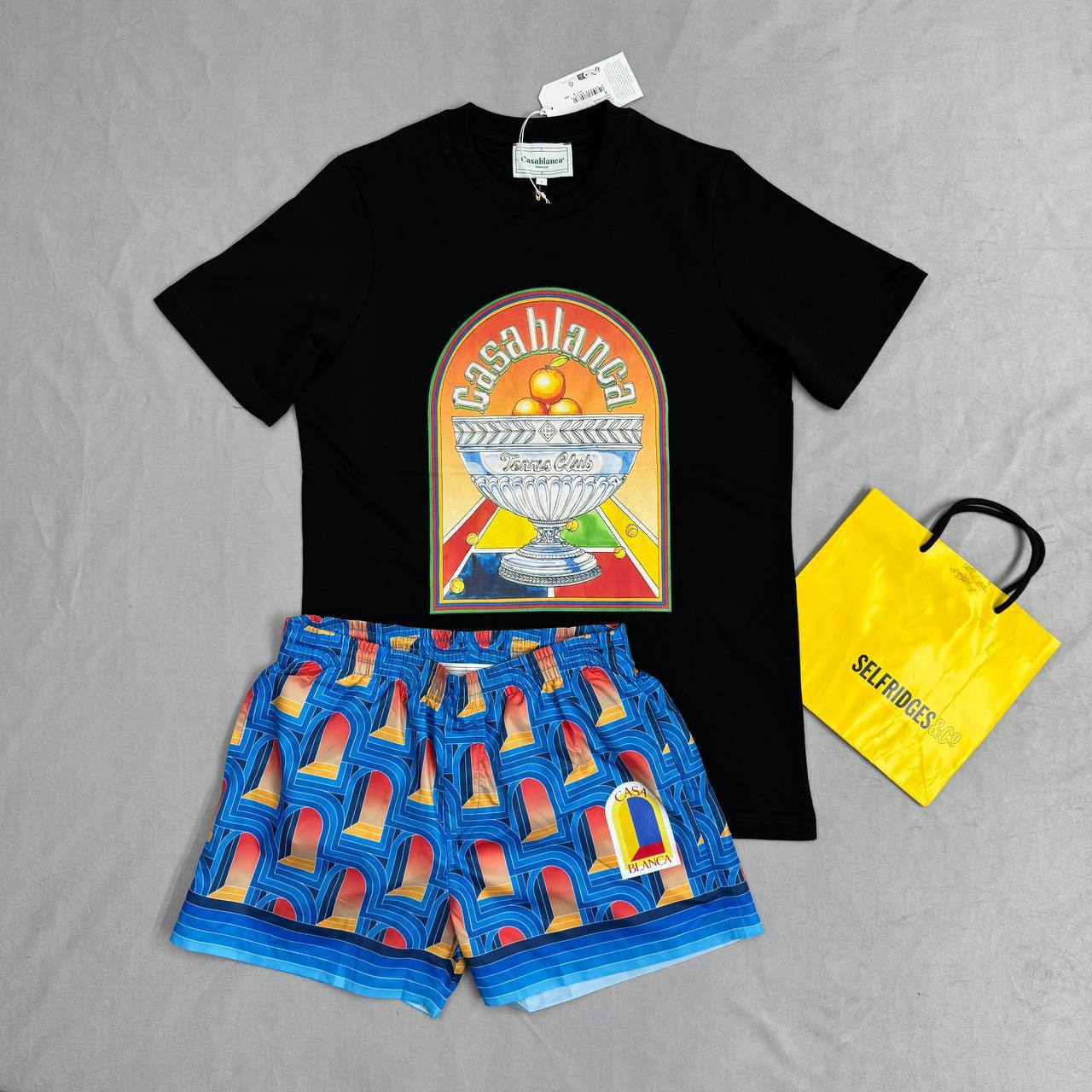 Casablanca Tennis Club T-Shirts & Shorts Sets Mens Short Sleeves Fashion UK Reps AAA Quality Fakes