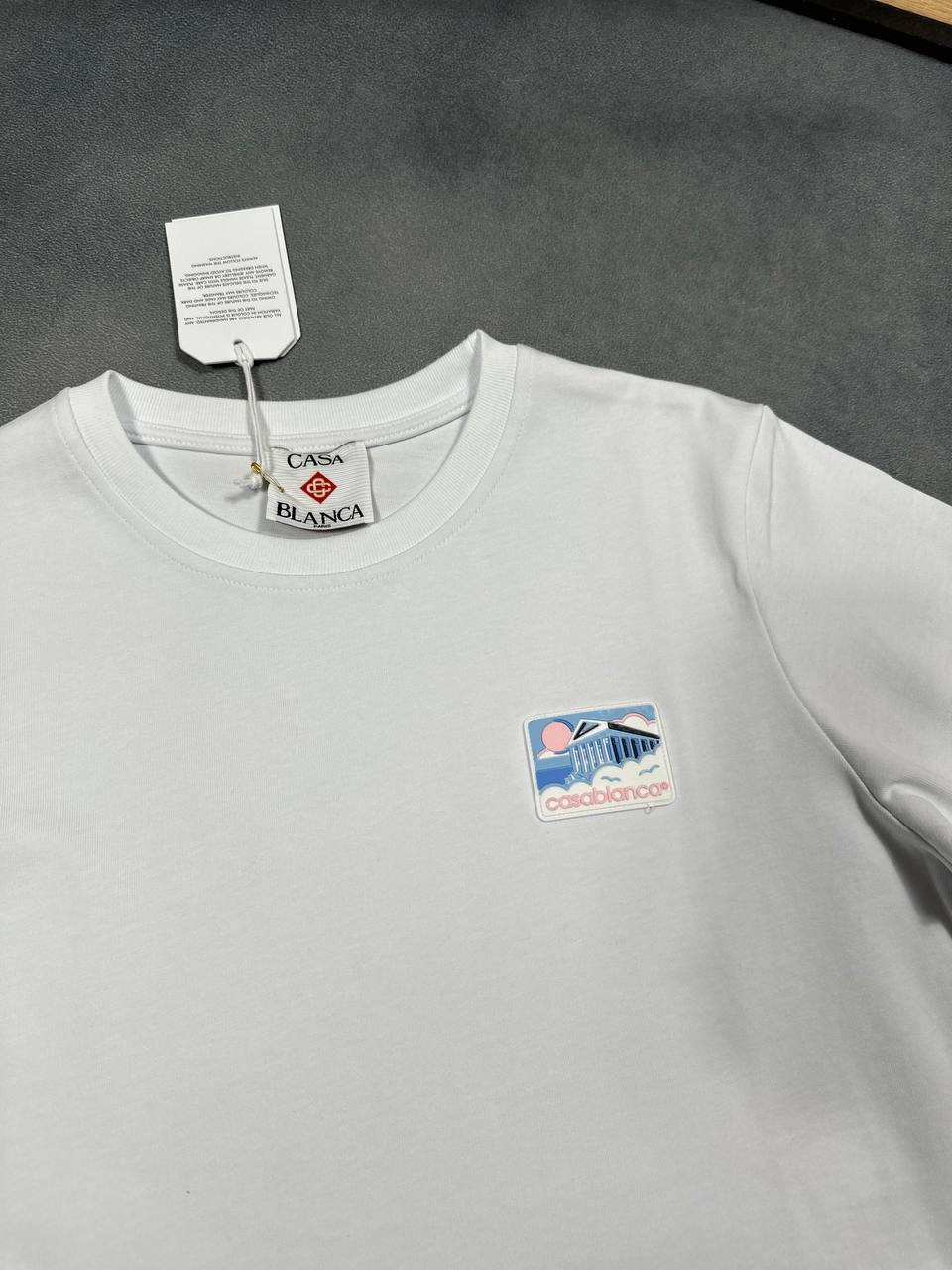 Casablanca CB Blueprint T-Shirts Mens in 2 Color Shorts Sleeves UK Reps AAA Quality