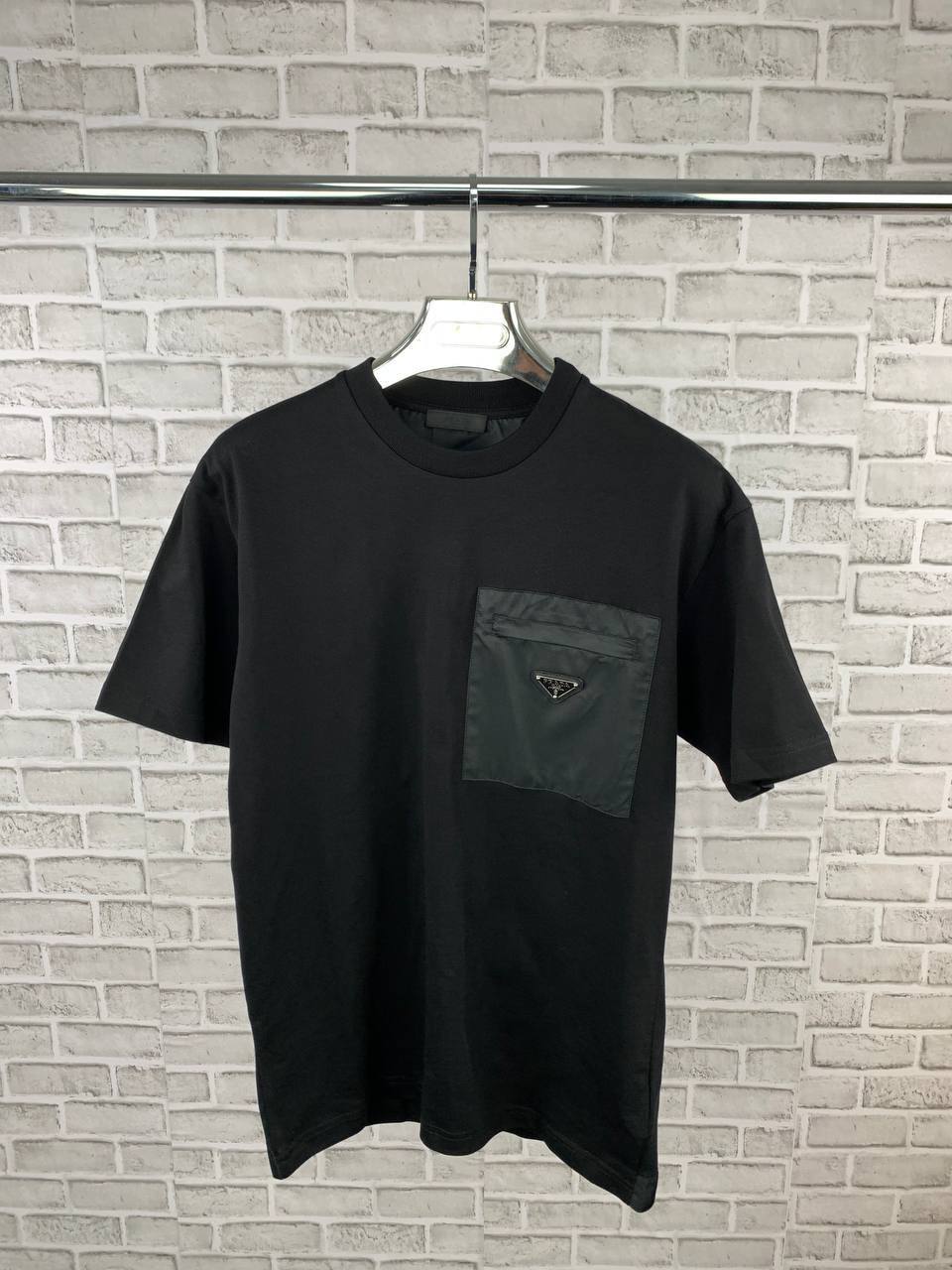 Prada Pocket T-Shirts Mens in 2 Colors Shorts Sleeves UK Reps AAA Quality
