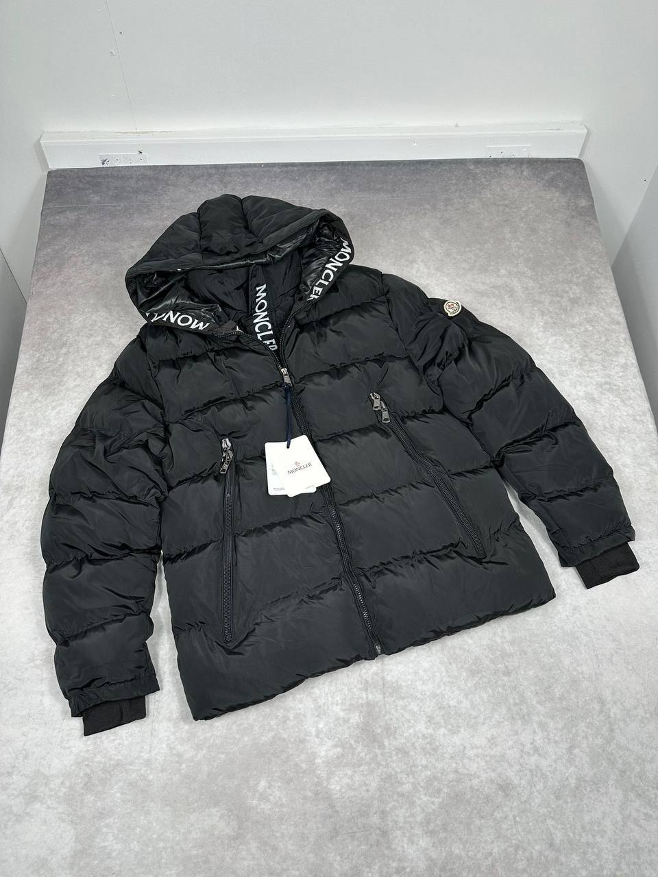 Moncler Montcla Hooded Short Down Jacket in Black Color Mens Best Sale UK Reps AAA Quality