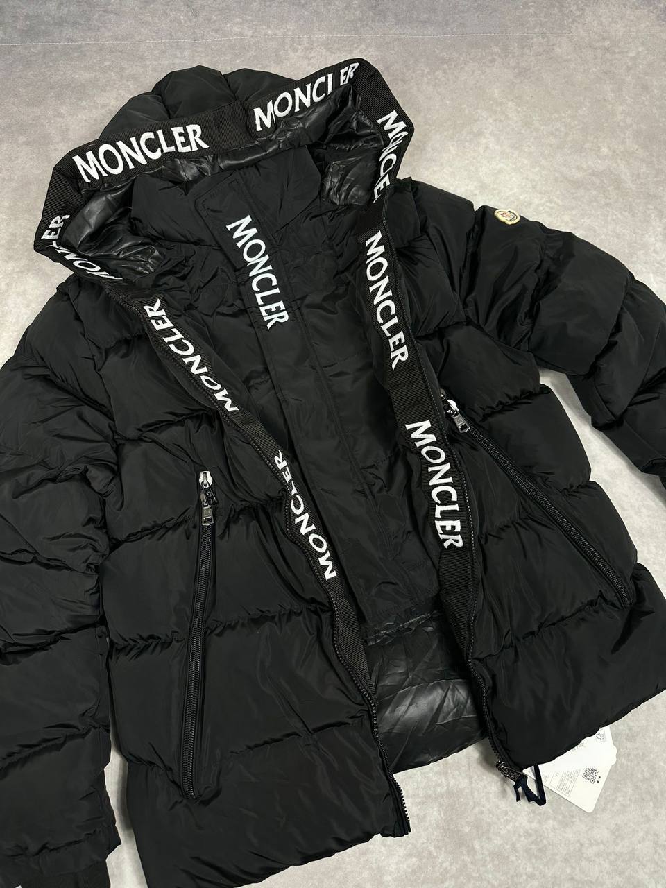 Moncler Montcla Hooded Short Down Jacket in Black Color Mens Best Sale UK Reps AAA Quality