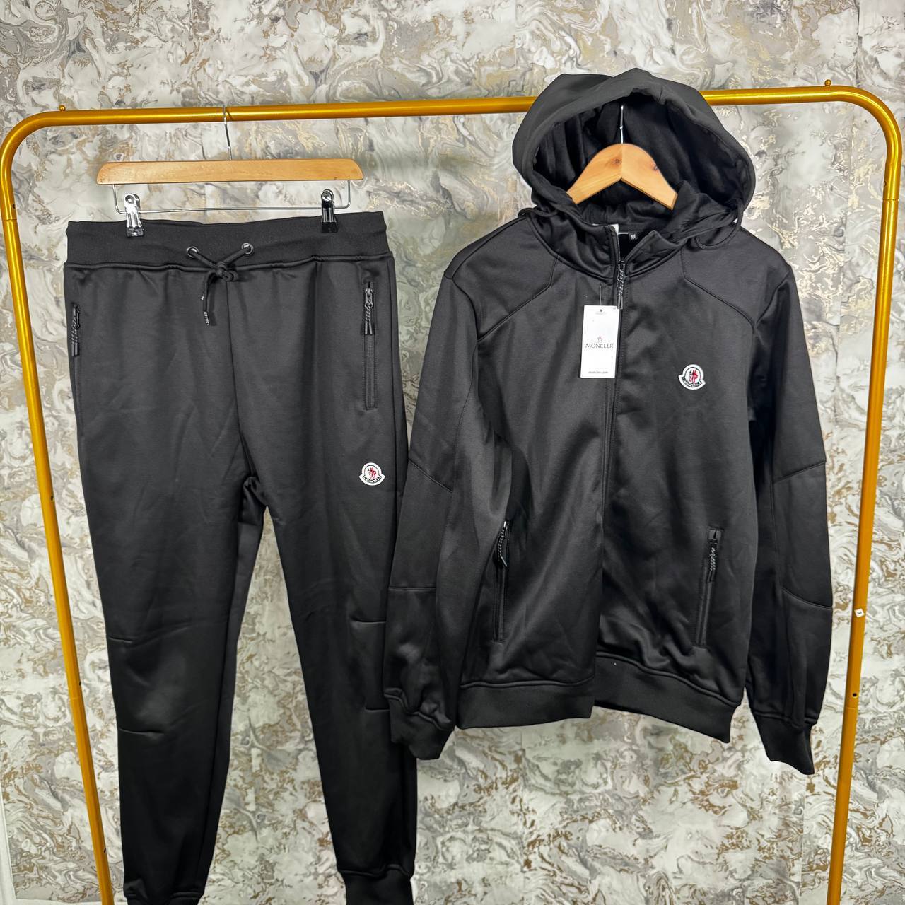 Moncler Logo Zipper Hooded Tracksuit Mens in Multiple Colors Best Sale UK Reps AAA Quality