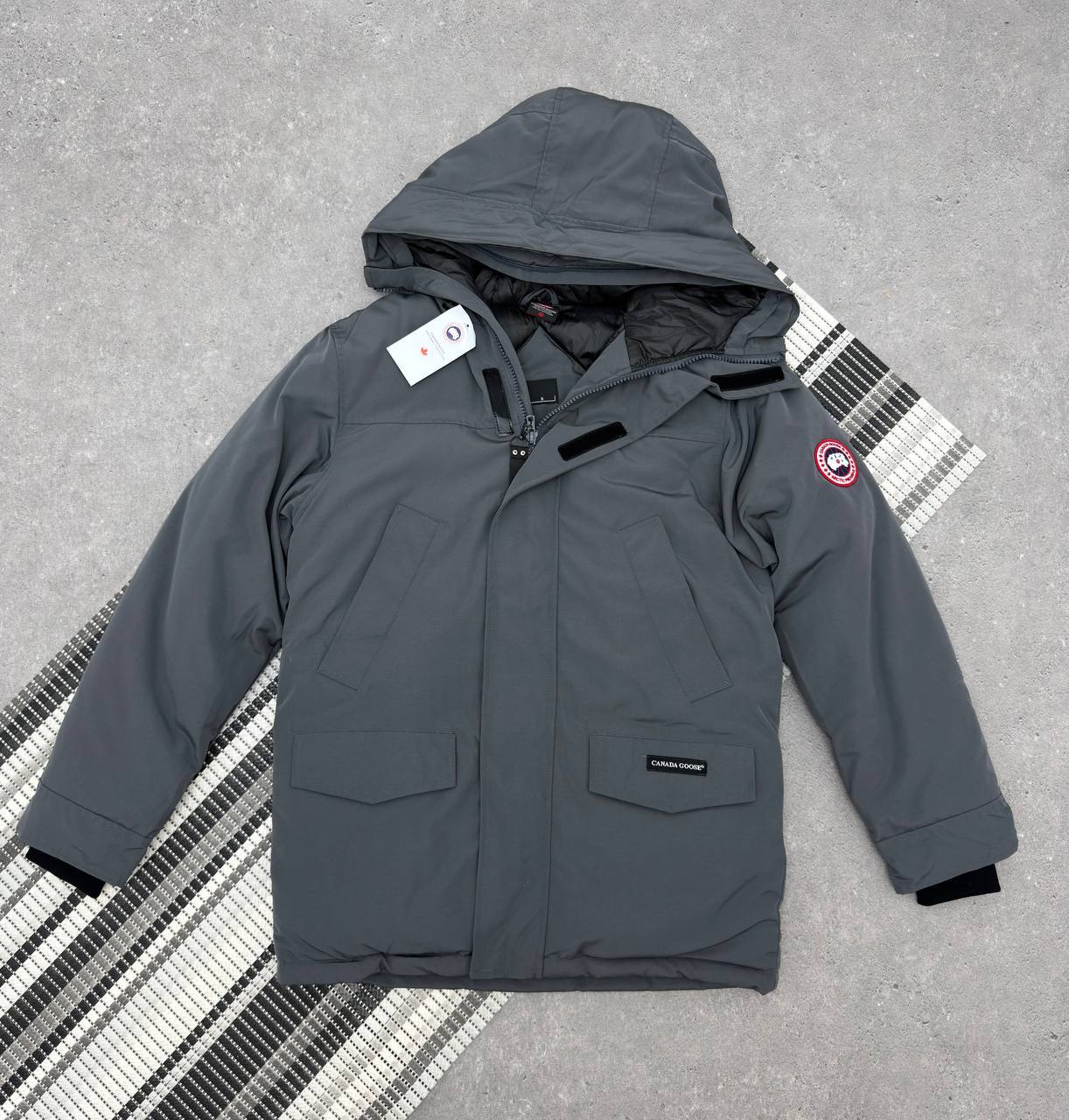 Canada Goose Langford Parka Fusion Fit Jacket Mens in 2 Colors Best Sale UK Reps AAA Quality