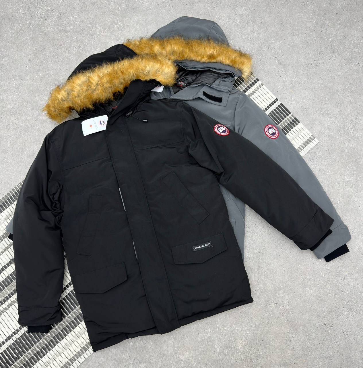 Canada Goose Langford Parka Fusion Fit Jacket Mens in 2 Colors Best Sale UK Reps AAA Quality