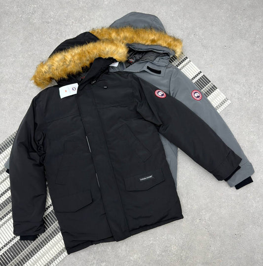 Canada Goose Langford Parka Fusion Fit Jacket Mens in 2 Colors Best Sale UK Reps AAA Quality