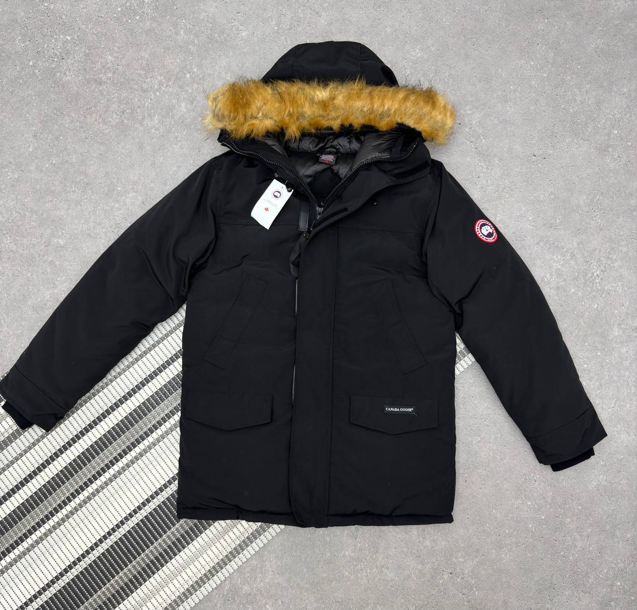 Canada Goose Langford Parka Fusion Fit Jacket Mens in 2 Colors Best Sale UK Reps AAA Quality