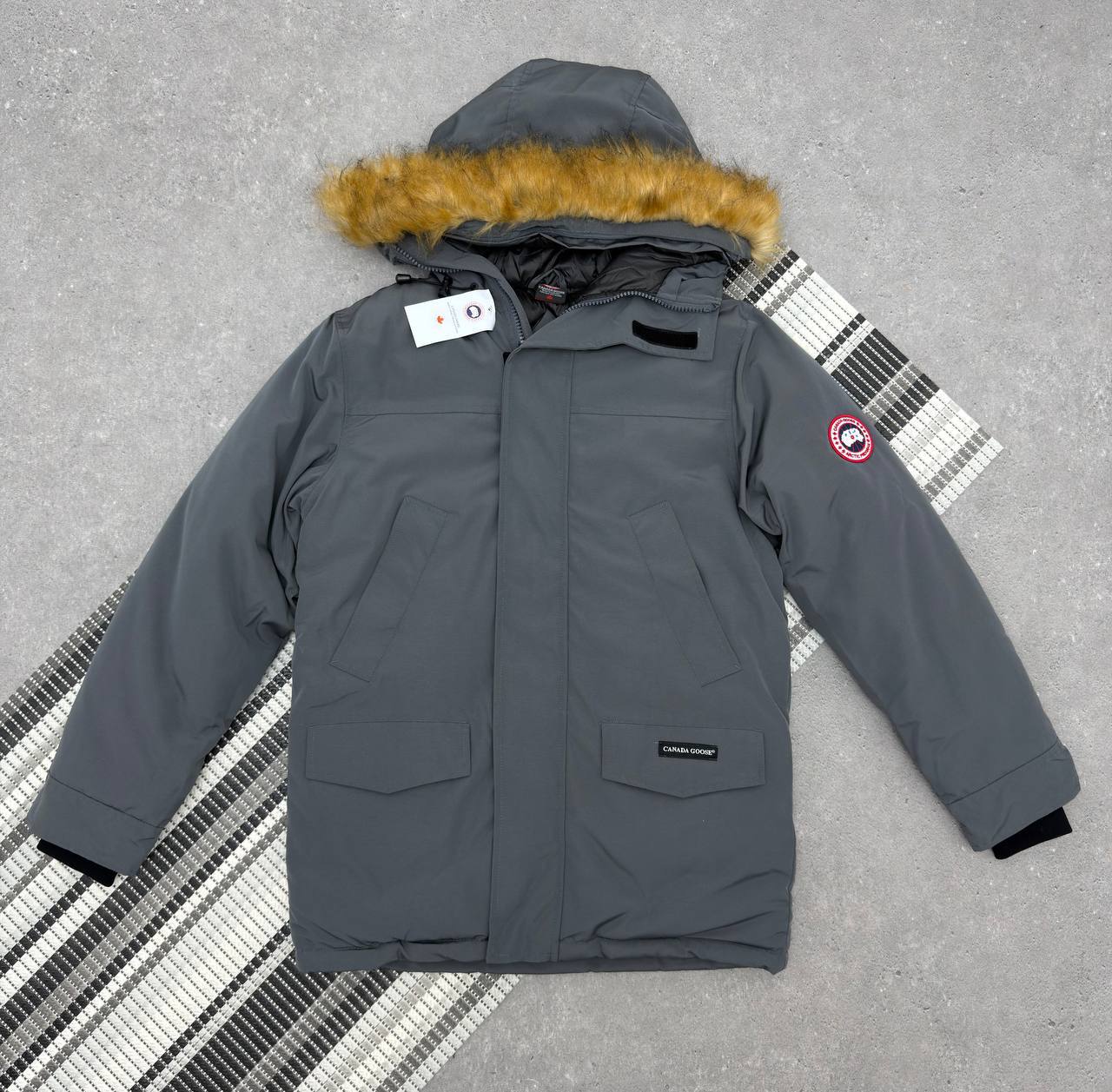 Canada Goose Langford Parka Fusion Fit Jacket Mens in 2 Colors Best Sale UK Reps AAA Quality