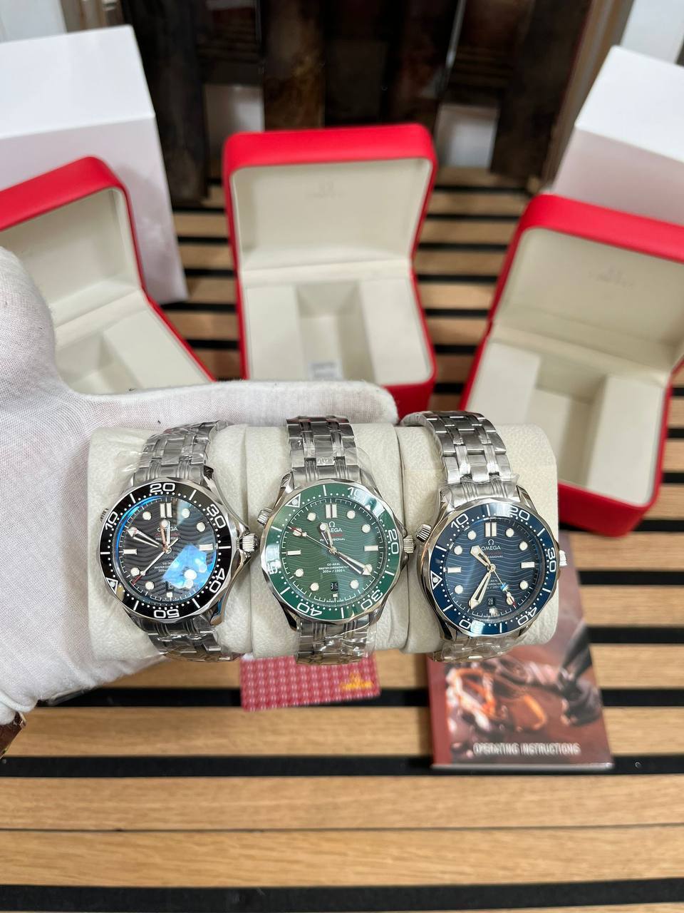 Omega Seamaster Diver Co-Axial Chronometer Men's Watch in Multiple Colors UK Reps AAA Quality