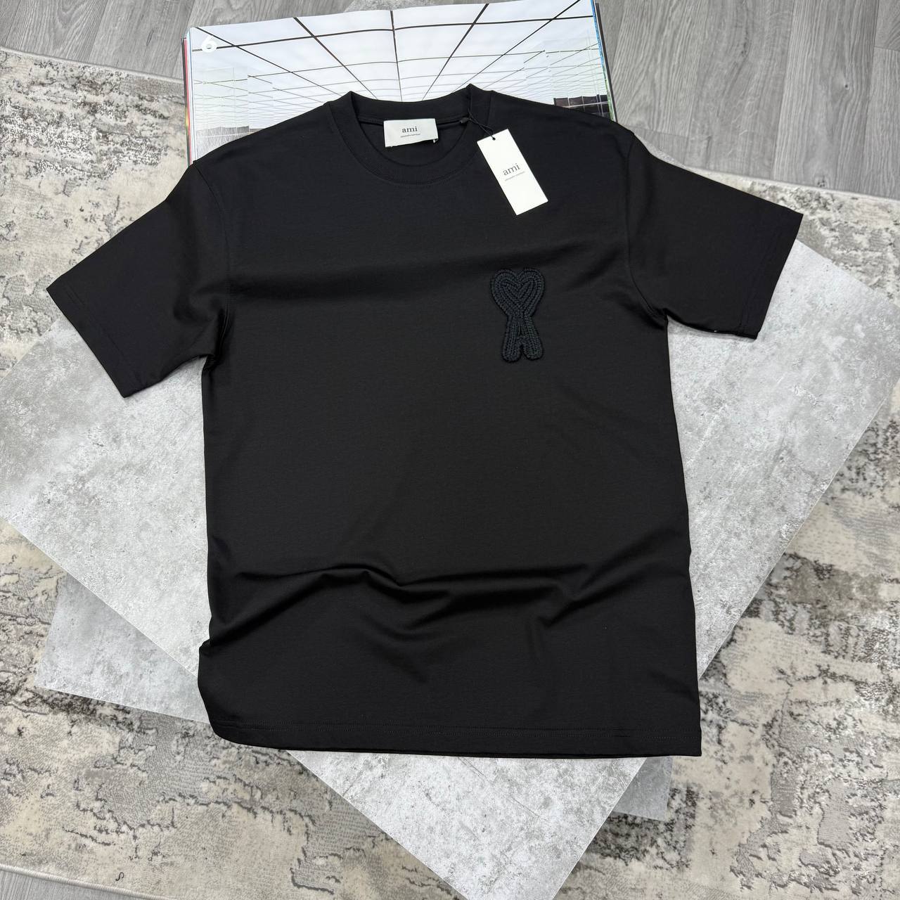 Amiri Logo T-Shirts Mens in 2 Colors Best Sale UK Reps AAA Quality