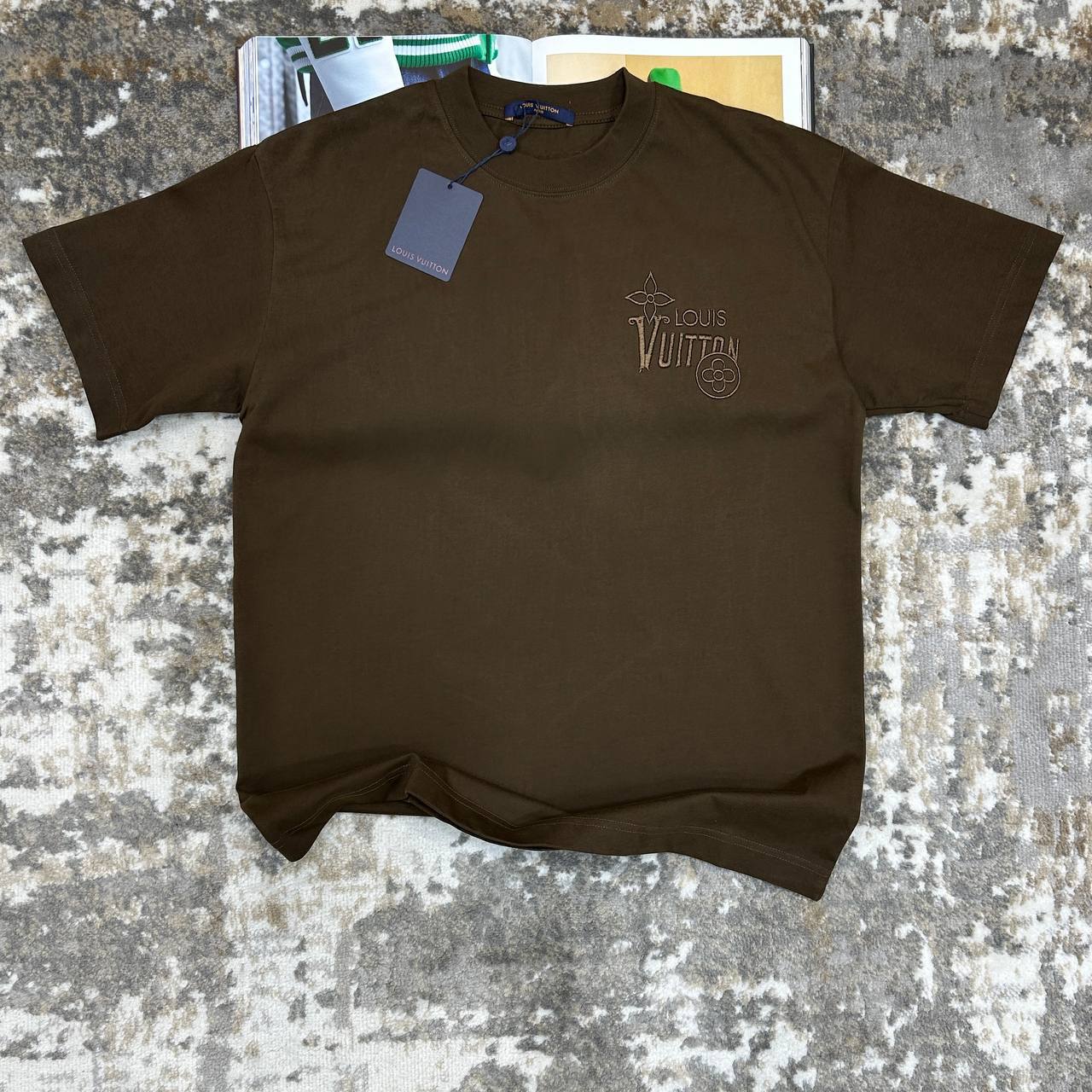 Louis Vuitton 3D Monogram Embroidery T-Shirts Mens in Multiple Colors Ready to Wear Best Sale UK Reps AAA Quality