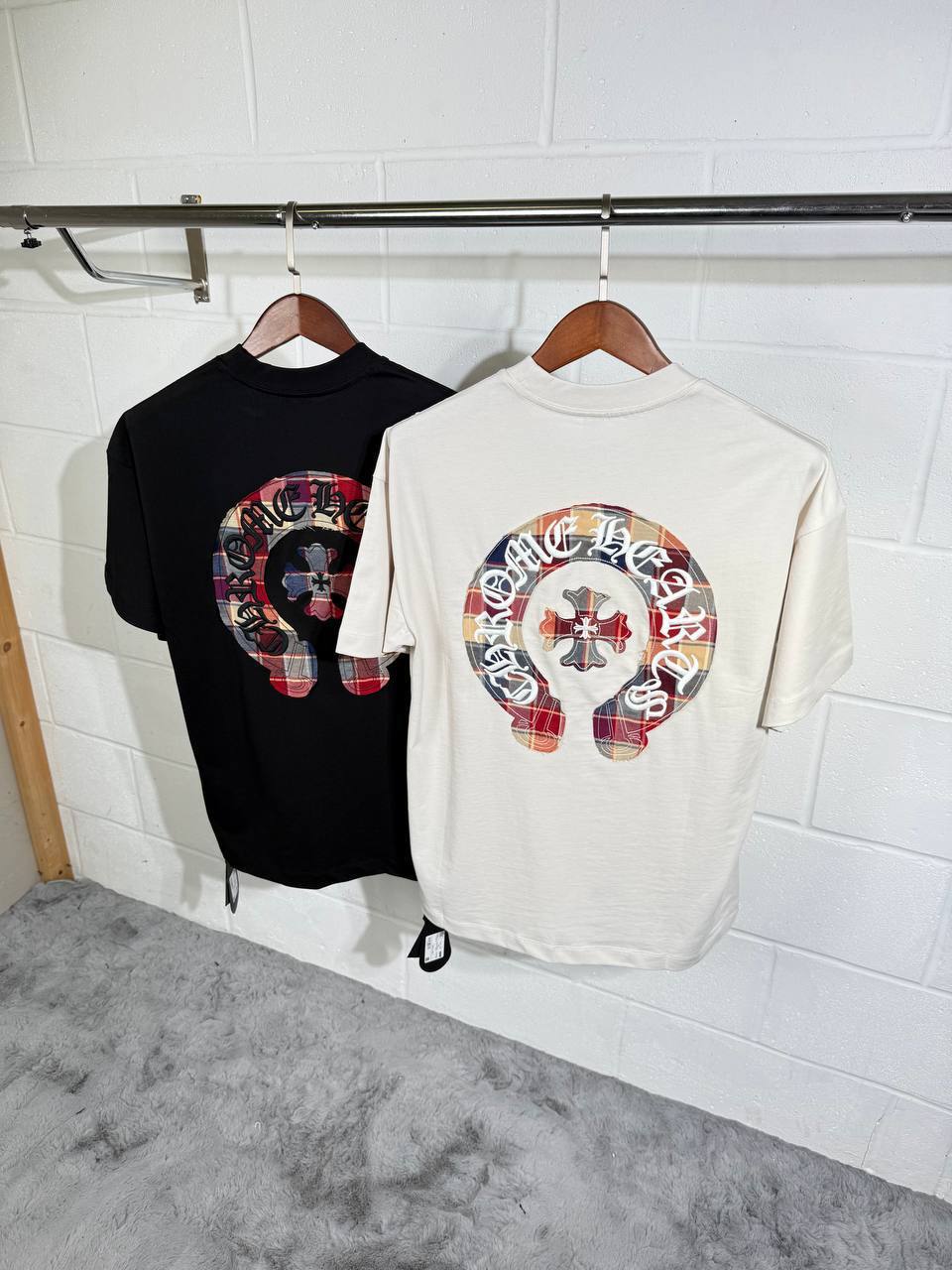 Chrome Hearts CH T-Shirts Chrome Shirt Mens Summer Frinted Fashion Designer Tees Short Sleeve UK Reps AAA Quality