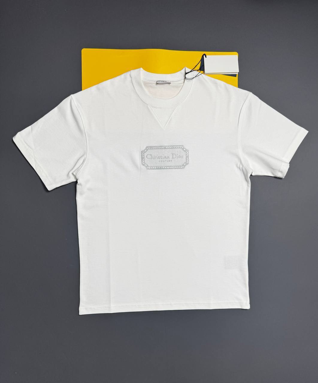 Christian Dior Relaxed-Fit Couture Cotton T-shirt Mens in Multiple Colors Best Sale UK Reps AAA Quality